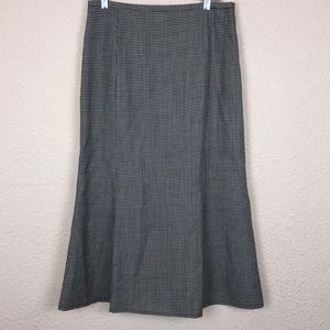 Harve Benard wool houndstooth skirt